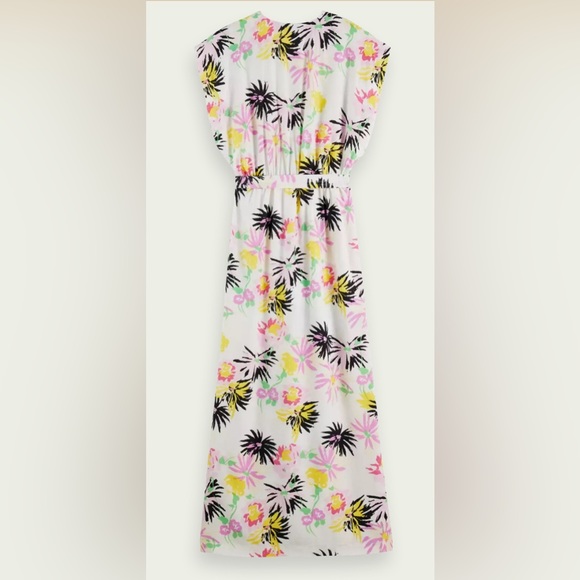NWT SCOTCH & SODA PRINTED V-NECK MAXI DRESS-NWT - Picture 6 of 7